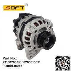 Alternator / 90A 12V 231007633R / 8200810621/ F000BL04M7 For Renault Largus / Logan / K7M / K7J / K4M