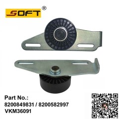 Tensioner / V-Ribbed Belt 8200849831 / 8200582997 / 7700105325 / 8200192843 / VKM36091 For Renault Largus / Logan / K7M