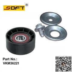 V-belt Deflection Guide Pulley VKM36221 For Renault Largus / Logan / K7M / K7J / K4M