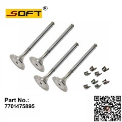 Exhaust Valve 7701475895 For Renault Largus / Logan / K7M / K7J