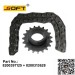Oil Pump Chain & Pulley 8200397125 + 8200313628 For Renault Largus / Megane / K7M / K4M / K9K