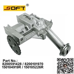 Oil Pump 8200591428 / 8200101970 / 8200227686 / 8200698013 / 150104919R / 150105226R For Renault Largus / Megane / K4J