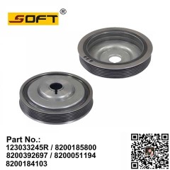 Crankshaft Pulley 123033245R / 8200185800 / 8200392697 / 8200051194 / 8200184103 For Renault Largus / Clio / Kangoo