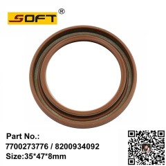Oil Seal - Crankshaft 35*47*8mm 7700273776 / 8200934092 For Renault Largus / Clio / Kangoo / Megane