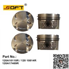Piston & Ring Kit STD 120A10110R / 120A10814R / 120A17469R For Renault K4M / K7M