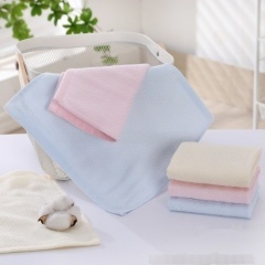 Kids Waffle Gauze Face Towel Soft Cotton Hand Towel Small Washcloth for Baby
