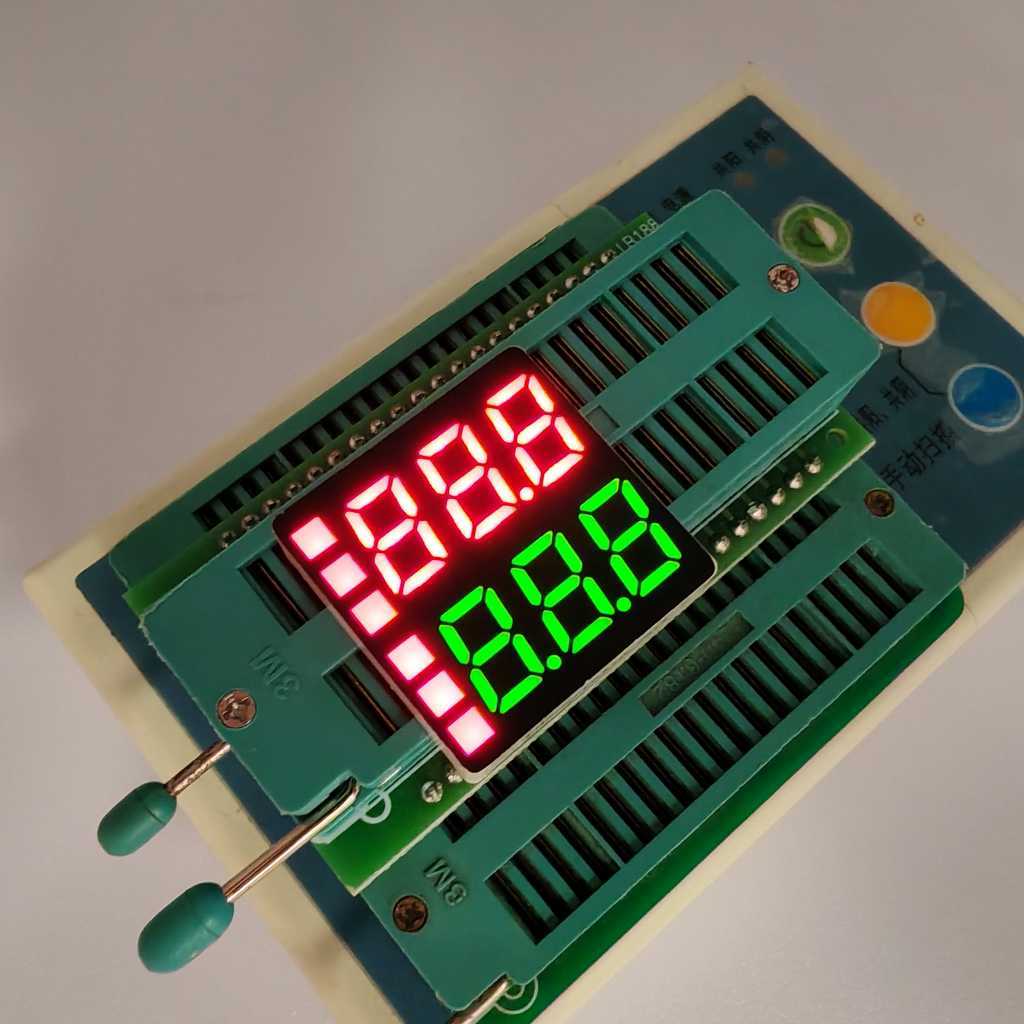Customized Red/Yellow Green 7-Segment LED Displays for timer control