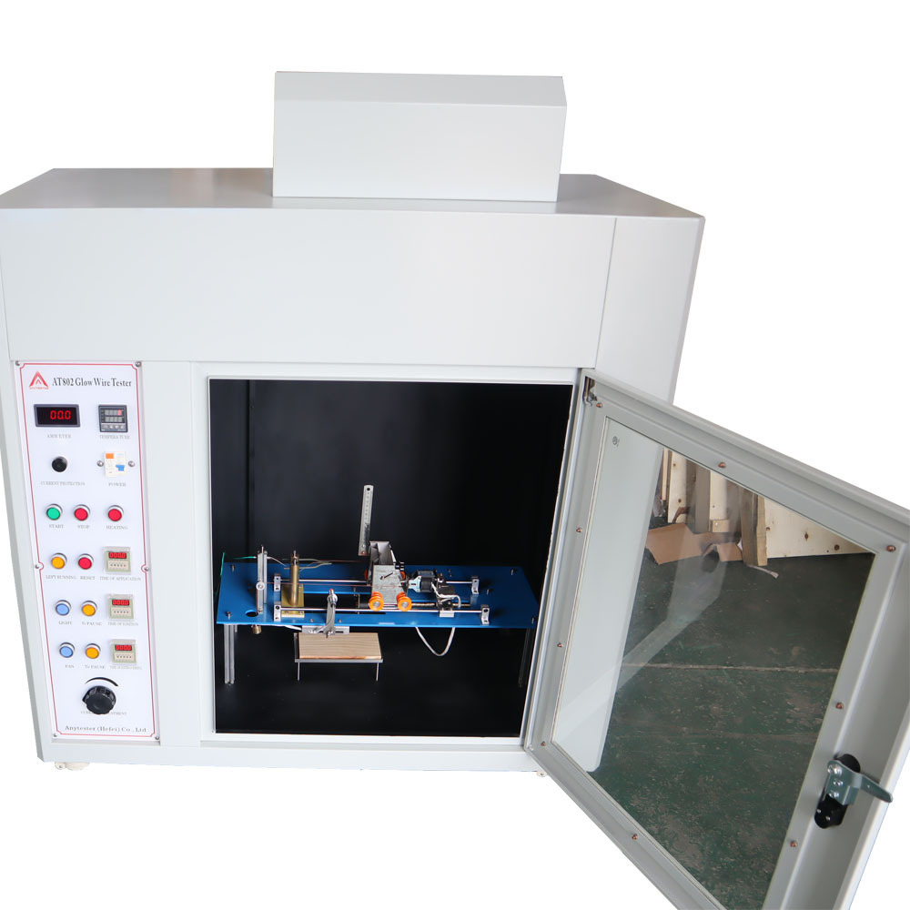 Glow wire tester using digital instrument conttreol system