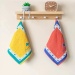 Cotton Gauze Face Towel Soft Absorbent Handkerchief for Kids and Adults with Hanging Loop