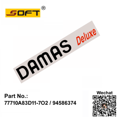 DECAL-DAMAS DLX 77710A83D11-7O2 / 94586374 FOR DAEWOO DAMAS