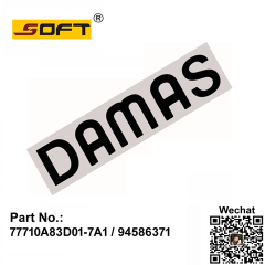DECAL-DAMAS 77710A83D01-7A1 / 94586371 FOR DAEWOO DAMAS