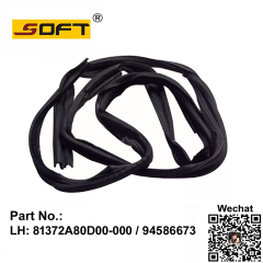 RUN-REAR DOOR WINDOW GLASS LH: 81372A80D00-000 / 94586673 FOR DAEWOO DAMAS