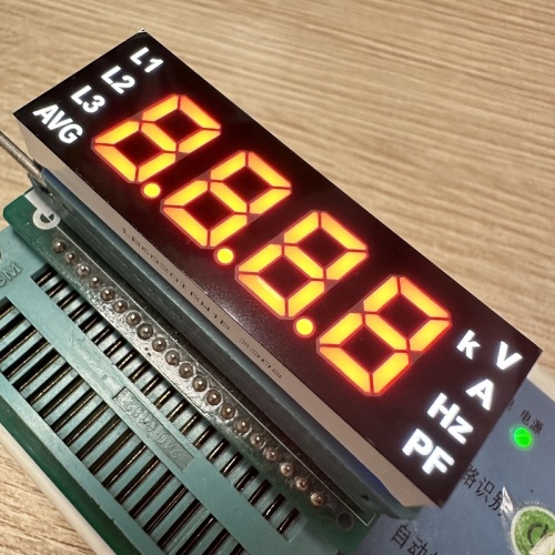 Customized Ultra Bright 4 Digit Red/White LED Display Module for Meters