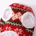 Christmas New Year Teddy Bear Knitted Cat Vest Cozy Winter Warm Cat Sweater Holiday Pet Clothing