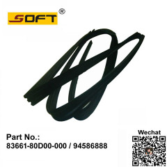 RUN-FRONT DOOR GLASS 83661-80D00-000 / 94586888 FOR DAEWOO DAMAS