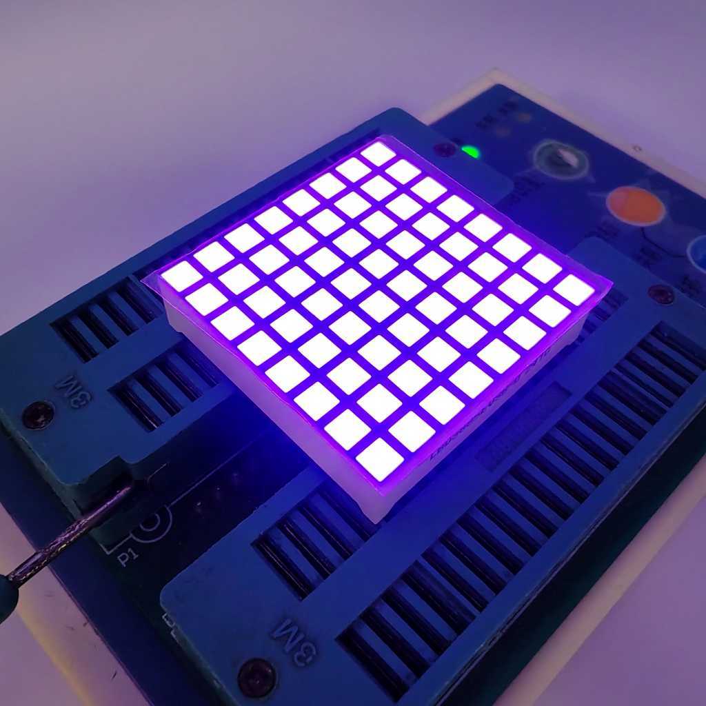 Màn hình ma trận điểm vuông LED màu tím siêu sáng cho thang máy