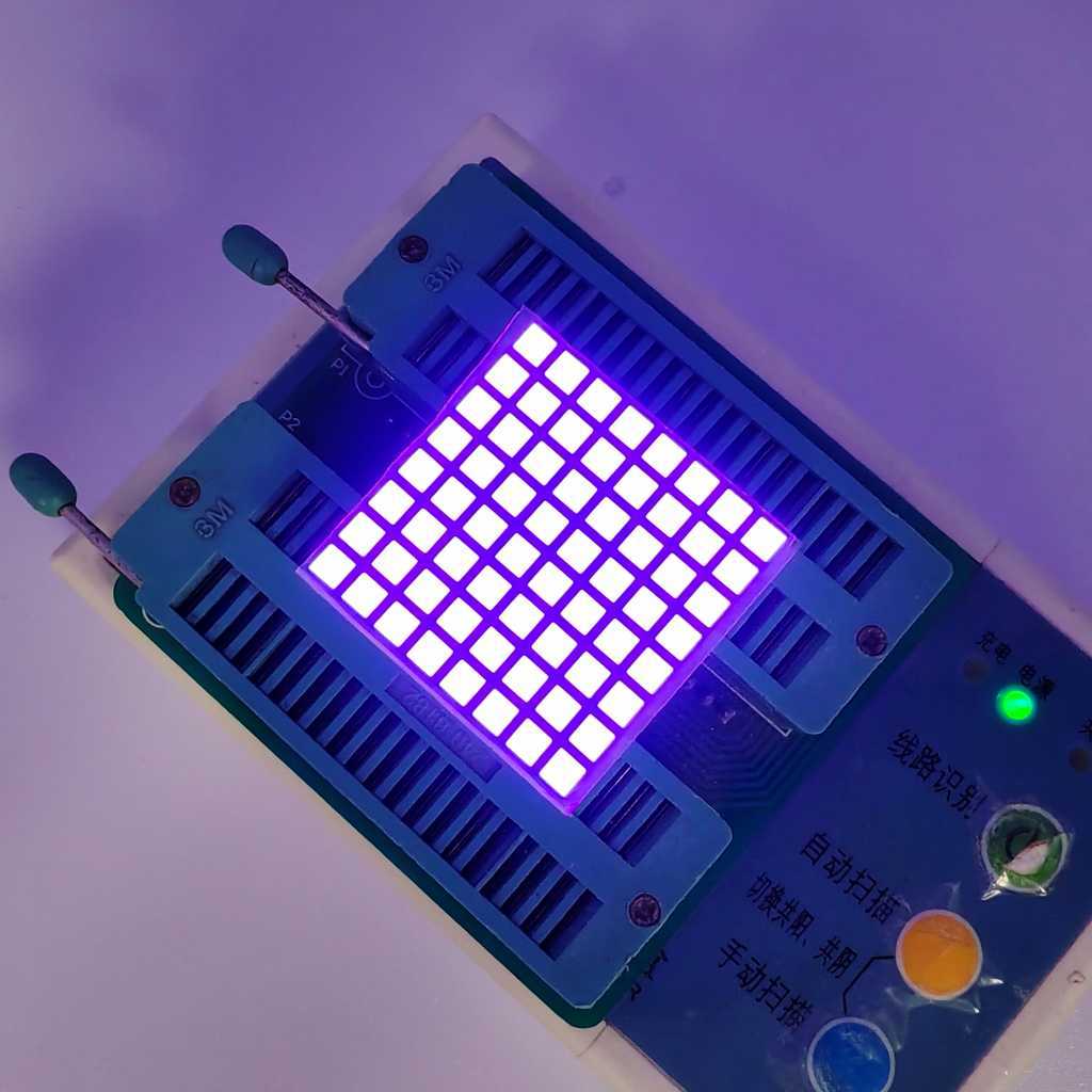 Màn hình ma trận điểm vuông LED màu tím siêu sáng cho thang máy