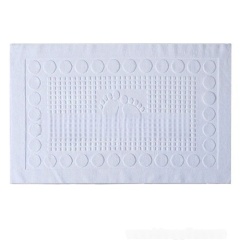 Hotel Bathroom Floor Mat Non-Slip Absorbent Bath Rug for Washroom Use