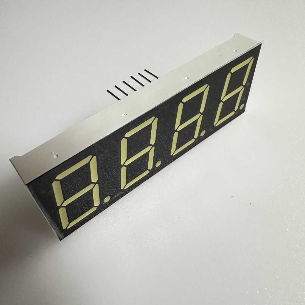 7-Segment-LED-Anzeige, 4-stellig, 0,8 Zoll, ultrahell, weiß, gemeinsame Anode für ICP-Monitore