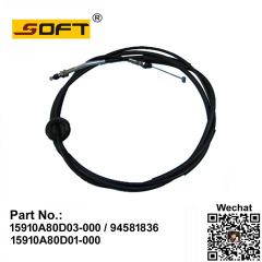 Cable A - Accelerator 15910A80D03-000 / 94581836 / 15910A80D01-000 FOR DAEWOO DAMAS