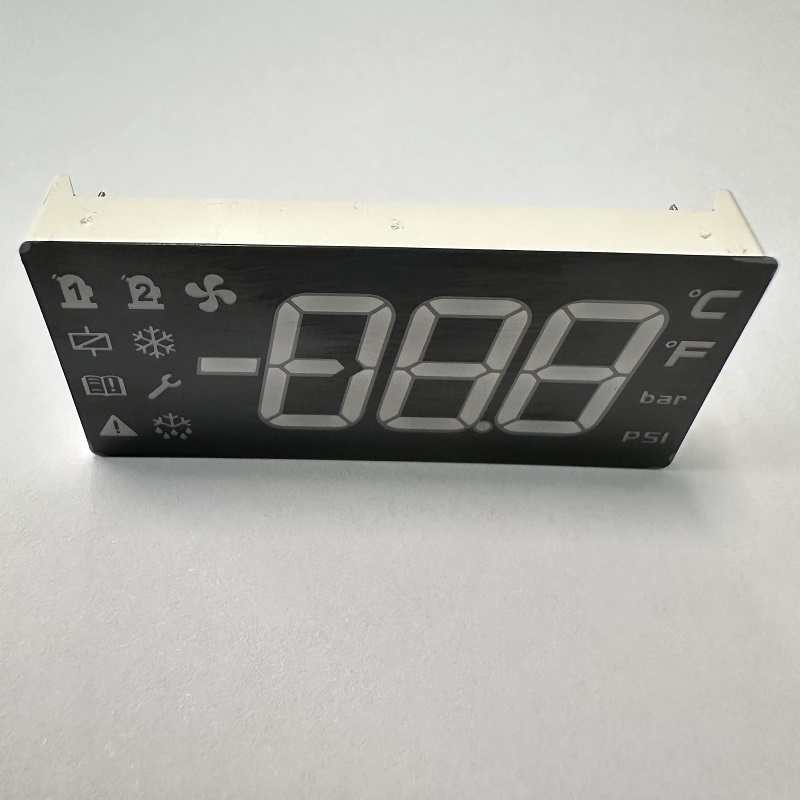 Affichage LED personnalisé 3 chiffres 7 segments rouge/jaune/vert à anode commune pour réfrigérateur