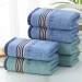 100% Cotton Soft Absorbent Face Towel Dark Color Embroidered Hotel Bath Towel for Home and Gift Use Model A060