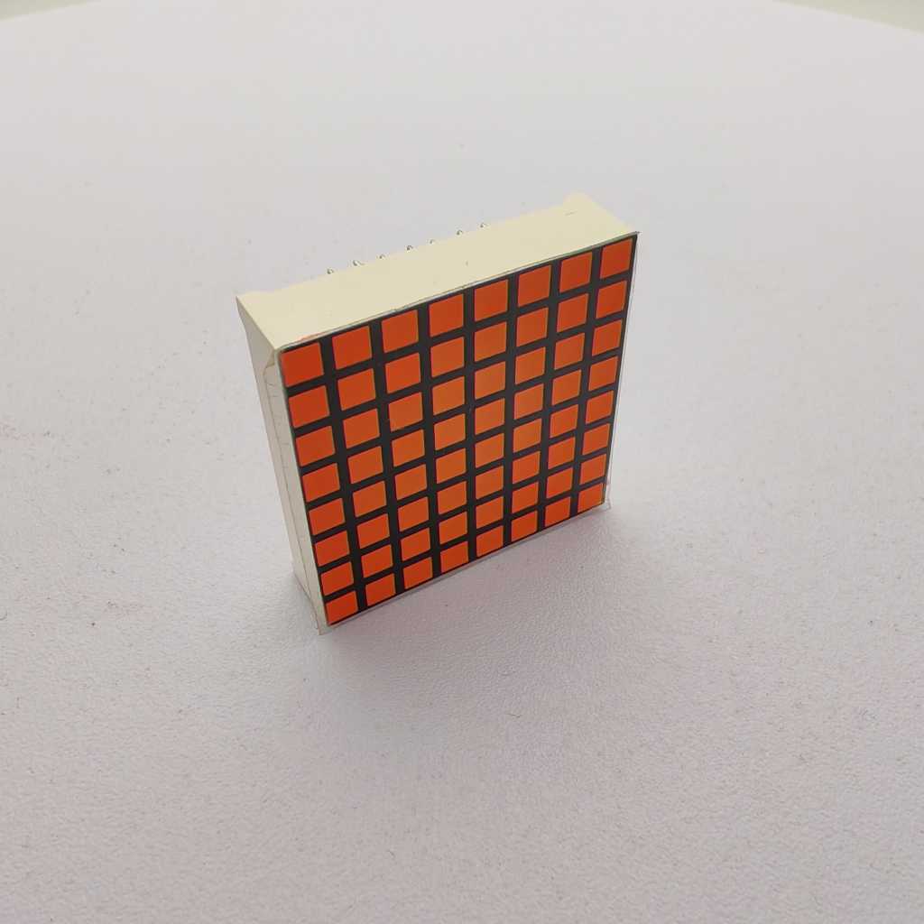 display a matrice di punti quadrati a LED 8*8 rosa per ascensori