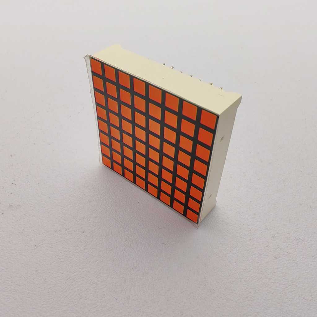 display a matrice di punti quadrati a LED 8*8 rosa per ascensori