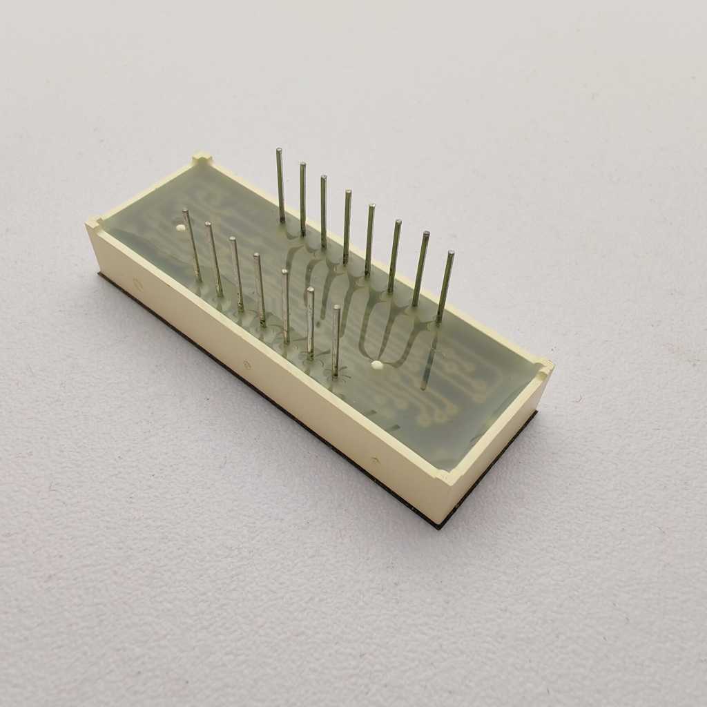 Módulo de display de relógio LED de 7 segmentos para indicador de tempo/temperatura automotivo