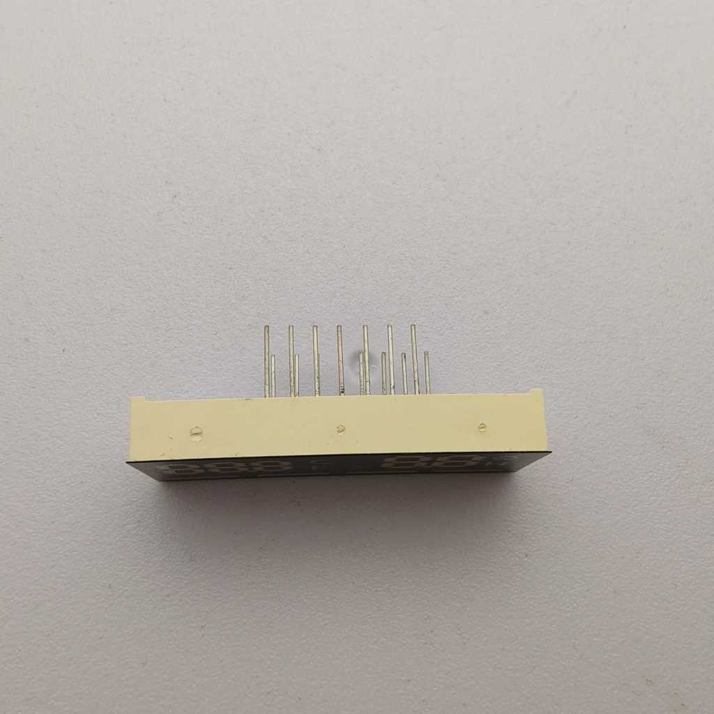 Módulo de display de relógio LED de 7 segmentos para indicador de tempo/temperatura automotivo