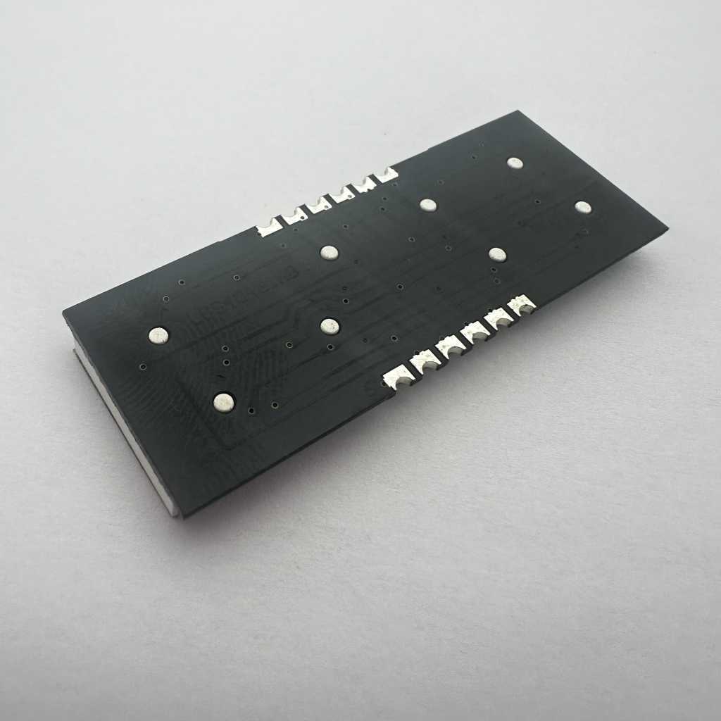 Ultradünne 4-stellige 12-mm-LED-Anzeige mit gemeinsamer Kathode (weiß, SMD, 7 Segmente) für Mikrowellenherde