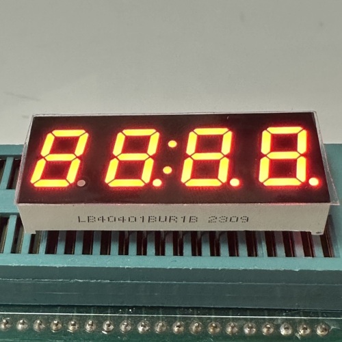 display LED a 7 segmenti a 4 cifre giallo super luminoso a catodo comune