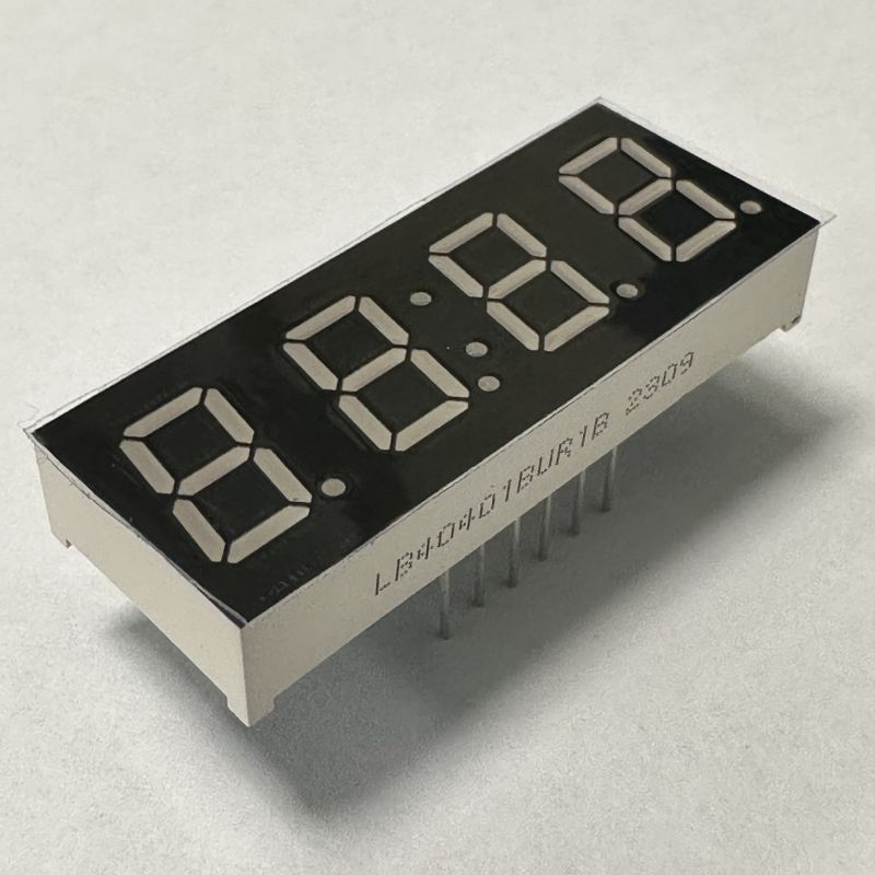 display LED a 7 segmenti a 4 cifre giallo super luminoso a catodo comune