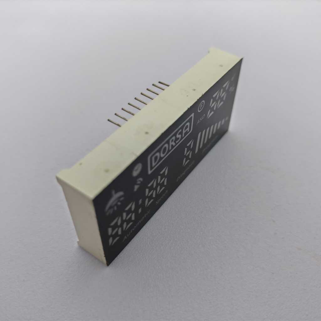 e-scooter'lar için sürücü IC'li çok renkli 7 segmentli LED ekranlar