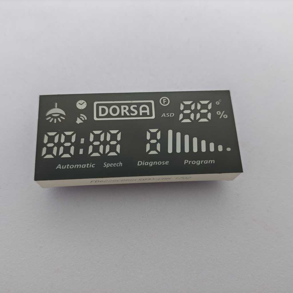 e-scooter'lar için sürücü IC'li çok renkli 7 segmentli LED ekranlar