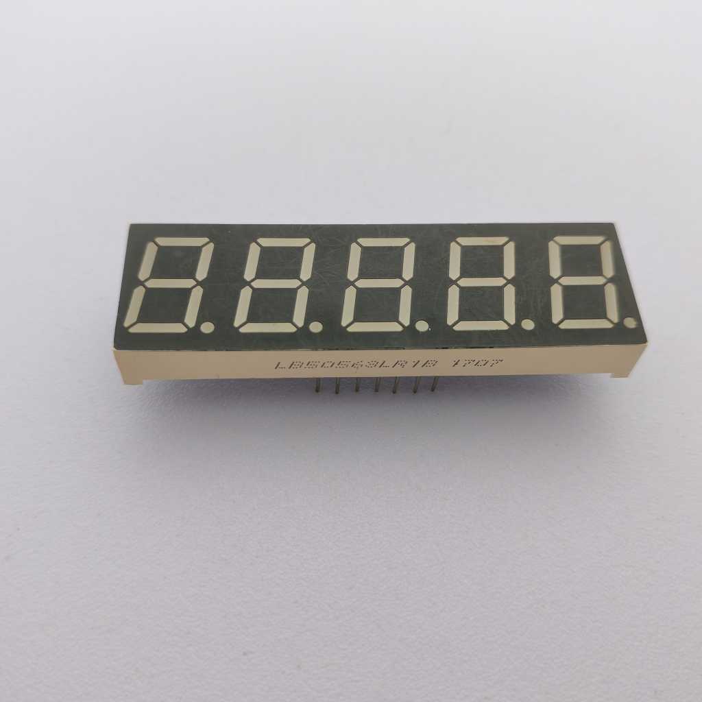 Màn hình LED 7 đoạn 5 chữ số màu đỏ cho các thiết bị gia dụng
