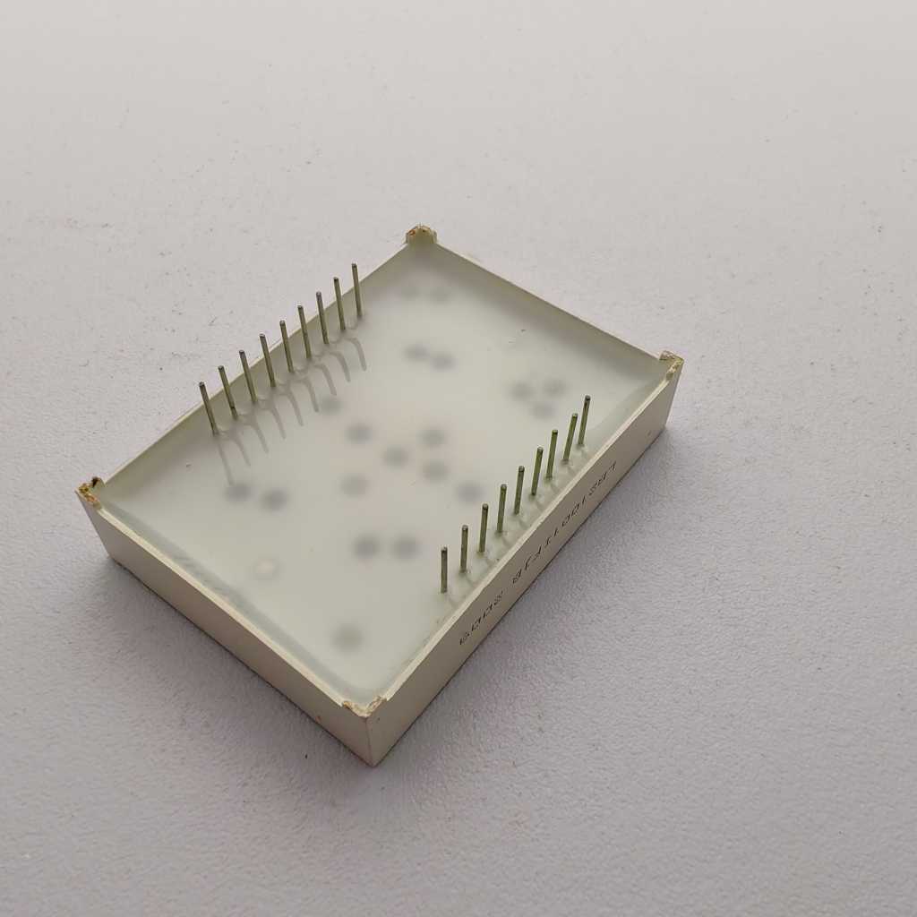 Pantalla LED de 7 segmentos de 2 dígitos de color naranja ultra brillante para indicador de temperatura