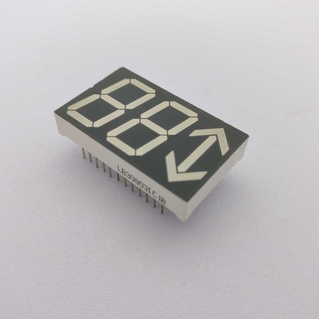 Pantalla LED roja brillante de 7 segmentos + flecha para piso de ascensor