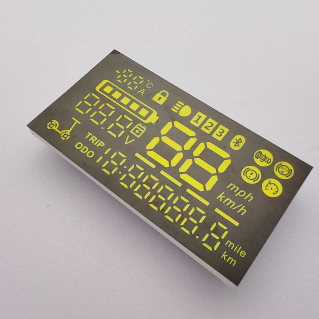 display LED bianchi personalizzati a 7 segmenti con IC per scooter elettrico