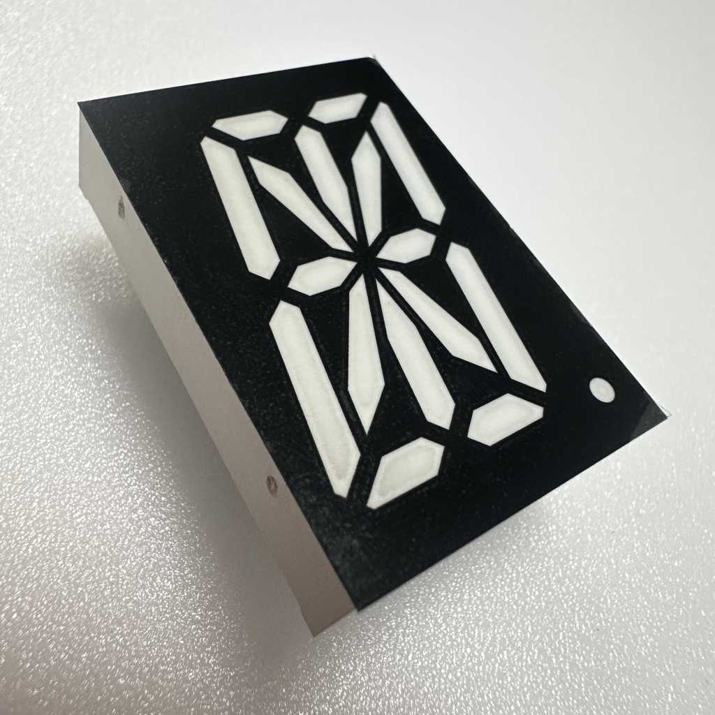 Affichage LED alphanumérique ultra blanc, 16 segments, un chiffre, anode commune, pour horloge/température de bus public