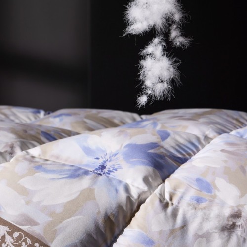 Chăn lông ngỗng Hungary siêu nhẹ, mật độ sợi vải 100, vỏ satin mang lại sự ấm áp không trọng lượng quanh năm.