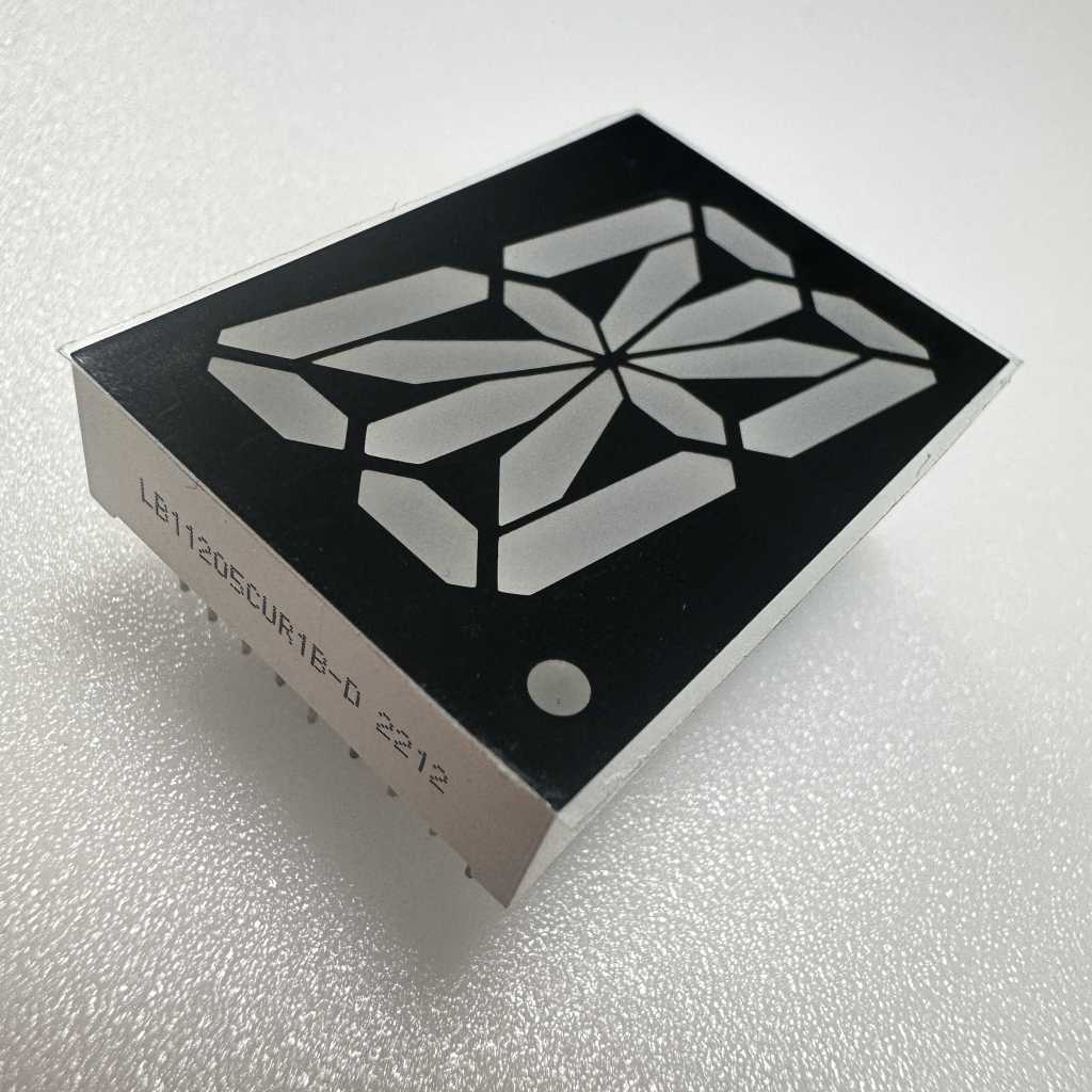 Màn hình hiển thị chữ số LED đơn 1,2 inch 16 đoạn cực đỏ cực dương chung