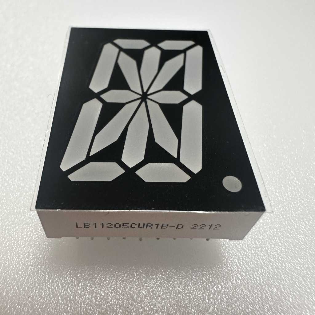 Màn hình hiển thị chữ số LED đơn 1,2 inch 16 đoạn cực đỏ cực dương chung