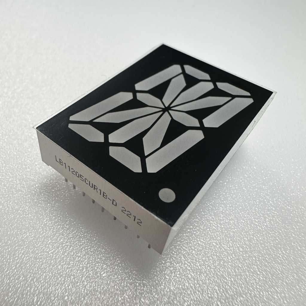 Màn hình hiển thị chữ số LED đơn 1,2 inch 16 đoạn cực đỏ cực dương chung