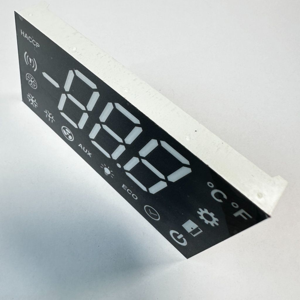 Display LED personalizado de 3 dígitos e 7 segmentos para controlador de temperatura de câmara fria