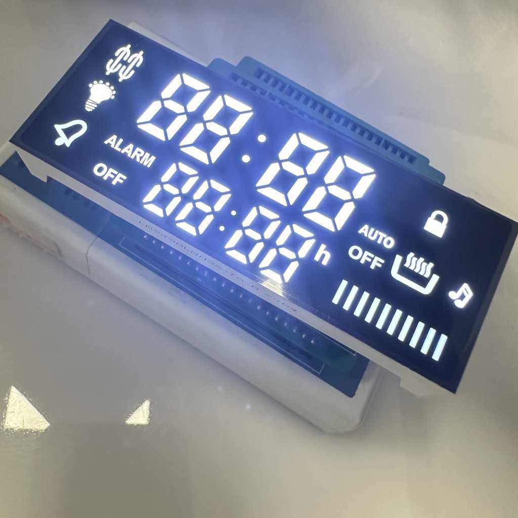 Gazlı ocak kontrolörü için özelleştirilmiş ultra parlak beyaz 7 segmentli LED ekran ortak katot