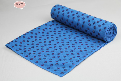 Khăn tập yoga PVC chấm bi chống trượt, khăn trải thảm tập thể dục, thấm hút tốt, di động, có thể giặt, dày dặn.