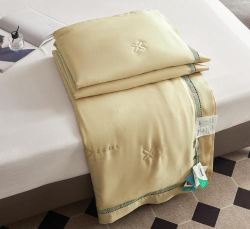 Chăn mùa hè 100% lyocell, mềm mại, thoáng mát, có thể giặt máy, nhẹ, thích hợp cho điều hòa không khí.