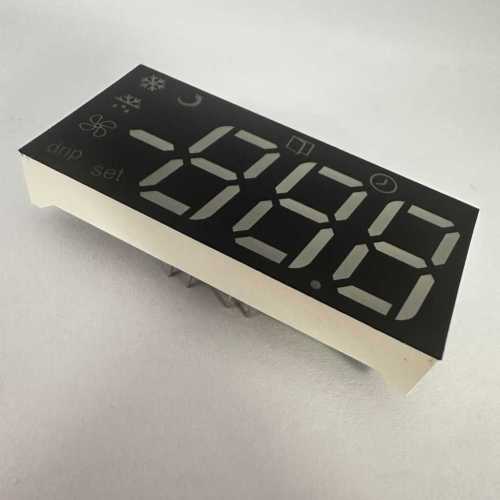 Customized multicolour Triple Digit 7 Segment LED Display Module for Refrigerator Control Panel