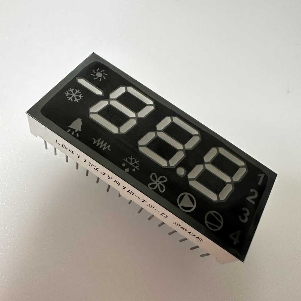 Afficheur LED multicolore à 3 chiffres et 7 segments, anode commune, pour contrôleur de réfrigérateur